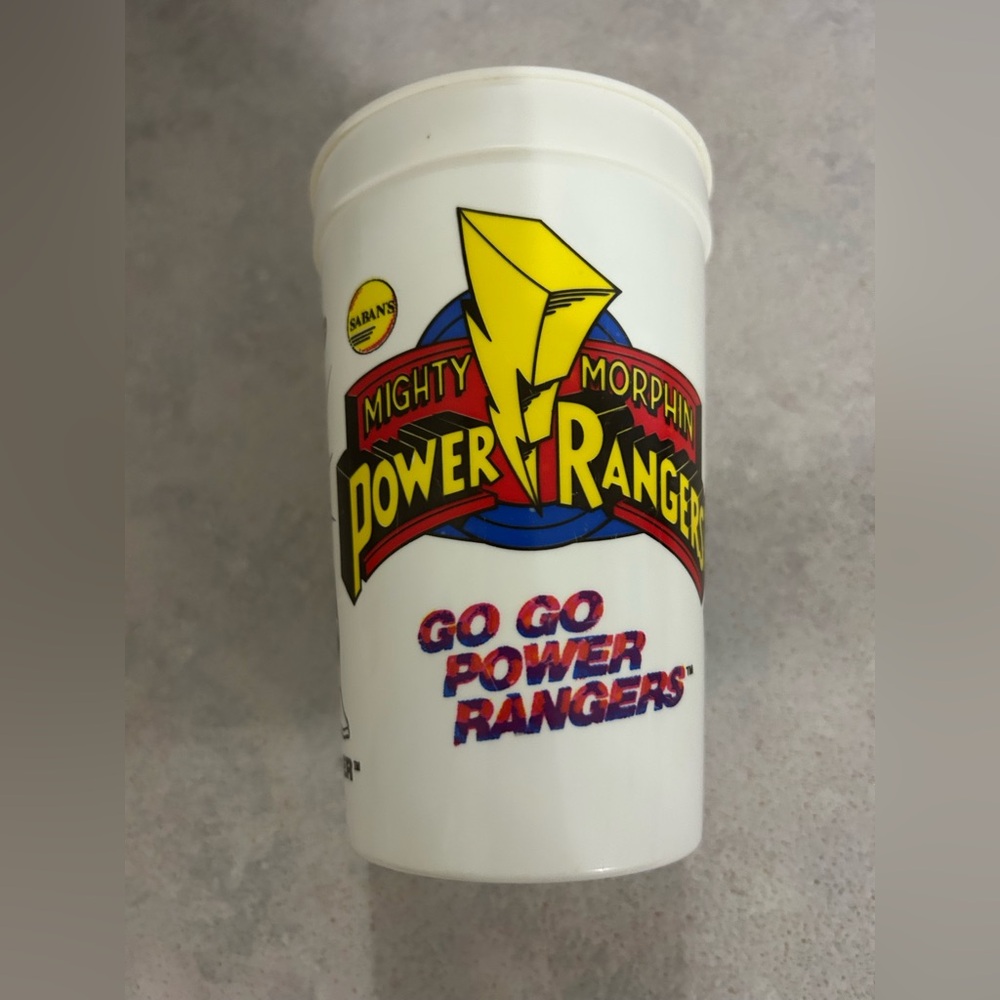 Mighty Morphin Power Rangers Black Ranger 1994 Cup - Picture 3 of 3
